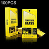 100 PCS Tempered Glass Film Screen Protector Thick Package Packing Paper Box