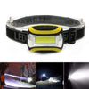 Outdoor Head lamp COB LED Headlamp Flashlight 3 Mode Head Light Headlight Linterna Frontal Torch For Bicycle Fishing Light