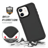 For iPhone 11 Shockproof MagSafe Armor PC Hybrid TPU Phone Case(Black)