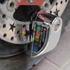 Motorcycles / Bicycle Anti-theft Lock Alarm Disc Brakes Lock with Cable and Bag (Black)