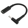 PD 100W 18.5-20V 4.0 x 1.35mm Elbow to USB-C / Type-C Adapter Nylon Braid Cable