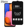 For Samsung Galaxy A20s 25pcs High Aluminum Large Arc Full Screen Tempered Glass Film