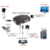 AV/S-Video/BNC to VGA Converter Adapter (Black)