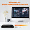 Tenda SG108 100/1000M Desktop Network Switch 8 Port Gigabit Desktop Switch Ethernet Switch LAN Hub(US Plug)