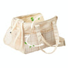 Cat Carrier Bag, Beige, Portable, Breathable, for Cats up to 5kg