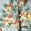 1.5m Painted Christmas Bell LED Holiday String Light, 10 LEDs 2 x AA Batteries Box Powered Warm Fairy Decorative Lamp for Christmas, Party, Bedroom(Warm White)