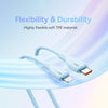 Baseus Pudding Series 20W Type-C to 8 Pin Fast Charging Data Cable, Length:2m(Blue)