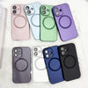 For iPhone 13 Pro Metallic Paint CD Texture MagSafe TPU Phone Case(Dark Purple)