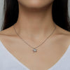 S925 Sterling Silver Opal Star Women Nacklace Jewelry