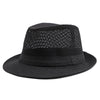 Summer Jazz Hat Mesh Breathable Sunscreen Hat, Size: Large 59-60cm(Black)