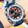 SMAEL 1921 Outdoor Sports Waterproof Men Luminous Time Watch Electronic Watch(Black Gold)