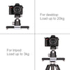 PULUZ Close-Up Shooting Desktop Fluid Drag Track Slider Aluminum Alloy Camera Video Stabilizer Rail with 1/4 inch Screw