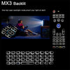 MX3-L White Backlit Version 2.4GHz Fly Air Mouse Wireless Keyboard Remote Control