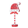 Christmas Street Sign STOP Decorative Lights Wooden Window Atmosphere LED Lights, Style:  NORTH POLE
