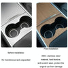 For Tesla Model3/Y Central Control Panel Modification Anti-Scratch Protective Sticker(Carbon Fiber Matte)