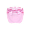2 PCS Kids Anti-Saliva Splash Anti-Spitting Anti-Fog Face Shield Sunscreen Sunglasses (Pink)