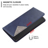 For Xiaomi Redmi K70 / K70 Pro Rhombus Texture Magnetic Leather Phone Case(Blue)