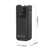 For DJI Osmo Pocket 3 PULUZ High-Capacity 2800mAh Battery Grip (Black)