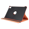 For Huawei MatePad Pro 12.6 2021 360 Degree Rotation Litchi Texture Horizontal Flip Leather Case with Holder(Orange)