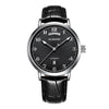 OCHSTIN 6141A Masterpiece Day-date Mechanical Men Watch(Silver-Black)