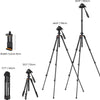 K&F Concept KF09.115 For DSLR Camera Phone Holder Stand 64inch Lightweight Aluminum Tripod