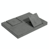 24x18.5x2.5cm Display Tray Gray Jewelry Display Microfiber Jewelry Props Display Rack