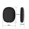 A Pair Full Coverage Anti-scratch Silicone Headphone Protective Case for AirPods Max(Black)