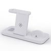 For Samsung Galaxy Watch B21 6 in 1 Mobile Phone / Earphone Universal Foldable Wireless Charger(White)
