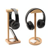 AM-EJZJ001 Desktop Solid Wood Headset Display Stand, Style: D