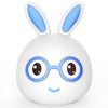 Smiling Rabbit Creative Touch 3D LED Decorative Night Light, USB Charging Version (Blue)
