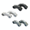 SF-YSZ-2 Mirror Code Motorcycle Modification Aluminum Alloy CNC Rearview Extension Bracket Set (Silver)