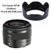 EW-53 Lens Hood Shade for Canon EF-M 15-45mm F3.5-6.3IS STM Lens