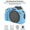 For Canon EOS R100 Glossy Soft Silicone Protective Case(Blue)