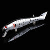 HENGJIA JM 011-X 6# 12cm 13.5g Multi-section Plastic Hard Baits Artificial Fishing Lures with Treble Hook, Random Color Delivery