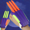 Radish Wolf Claw Retractable Stress Relief Catapult Toy Strange Cool Children Toy(Orange)