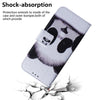 For Xiaomi Poco F6 Pro Coloured Drawing Flip Leather Phone Case(Panda)