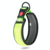 Reflective Breathable Honeycomb Dog Collar, Small, Fluorescent Green