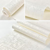 Simple Non-Woven Fabric Bedroom Living Room Plain Wallpaper Self-Adhesive 3D Stereo Imitation Diatom Mud Wallpaper, Specification: 0.53 x 3 Meters(714-1 Beige)