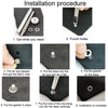 200pcs /Set 5mm Hollow Metal Copper Button Clothing Detachable Jeans Eye Buckles Replacement And Repair Kit