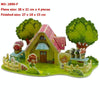 4 PCS 3D Puzzle Toy DIY Intellectual Development Jigsaw Puzzle(1890-F)
