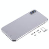 iPhone X Back Cover Replacement (Silver) with SIM Tray & Buttons