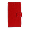 For Asus Zenfone 8 ZS590KS idewei Crazy Horse Texture Horizontal Flip Leather Case with Holder & Card Slots & Wallet(Red)