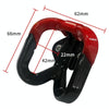 2 PCS Pedal Electric Car Motorcycle Modified Helmet Universal Double Hook(Orange)