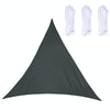 Triangle Outdoor Garden Sunshade Sail Waterproof Anti-UV Canopy, Size: 2m x 2m x 2m(Black)