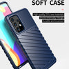 For Samsung Galaxy A52 5G / 4G Thunderbolt Shockproof TPU Protective Soft Case(Blue)