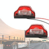 2pcs MK-198 3LED Van / Truck / Trailer White Light License Plate Lamp(Red)