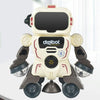 Intelligent Early Education Sound and Light Mechanical Robot Toys, Color: 1 Gray