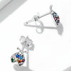 Insect Series Earrings 925 Silver Earrings, Style: Butterfly