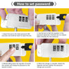 Children Window Safety Lock Limited Positioning Password Refrigerator Lock(White)