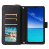 For Samsung Galaxy A13 5G / 4G Nine-card Slots Zipper Wallet Bag Leather Phone Case(Black)